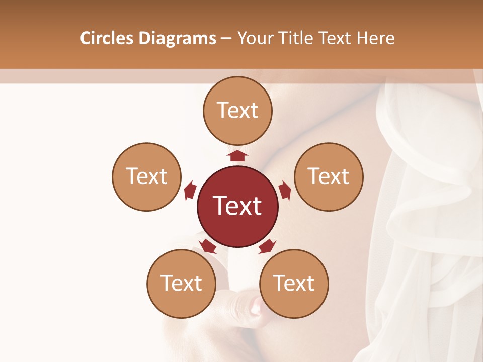 Happy Pregnant Expectant PowerPoint Template