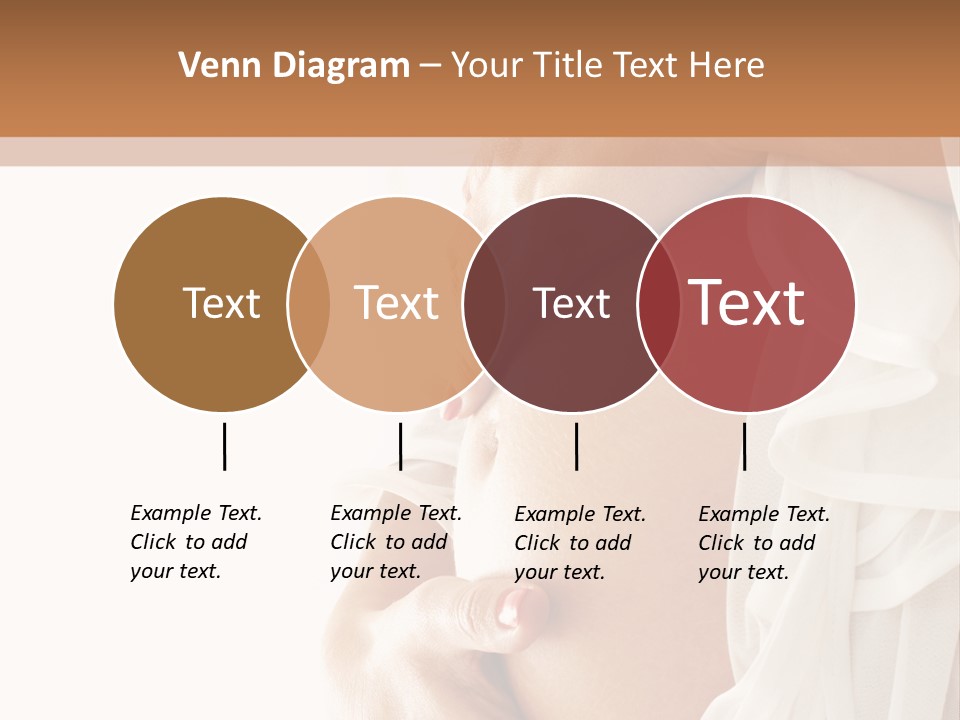 Happy Pregnant Expectant PowerPoint Template