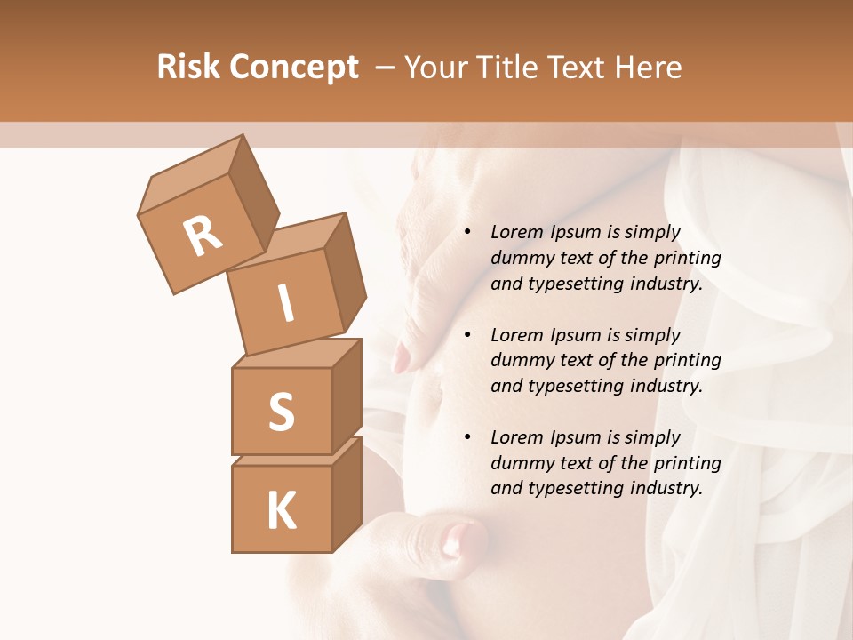 Happy Pregnant Expectant PowerPoint Template