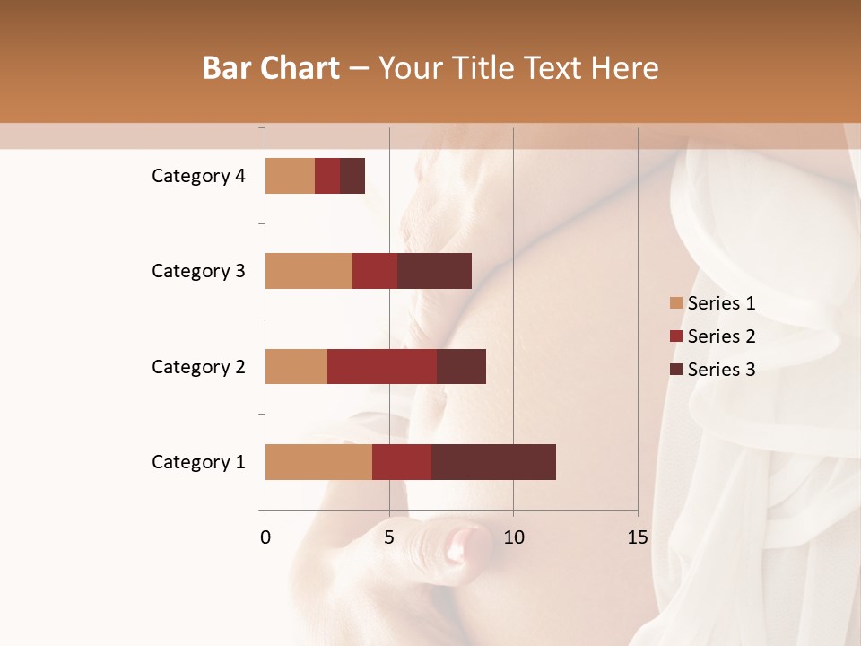 Happy Pregnant Expectant PowerPoint Template