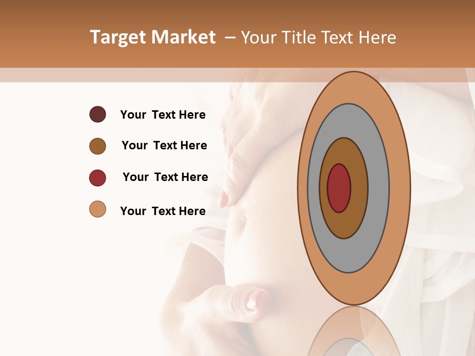 Happy Pregnant Expectant PowerPoint Template