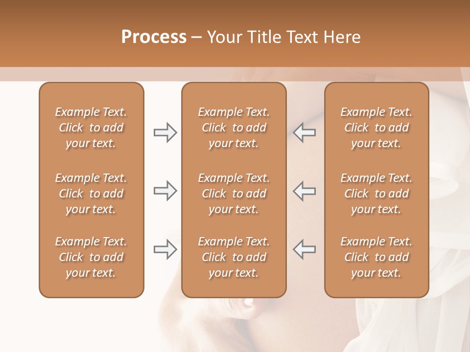 Happy Pregnant Expectant PowerPoint Template