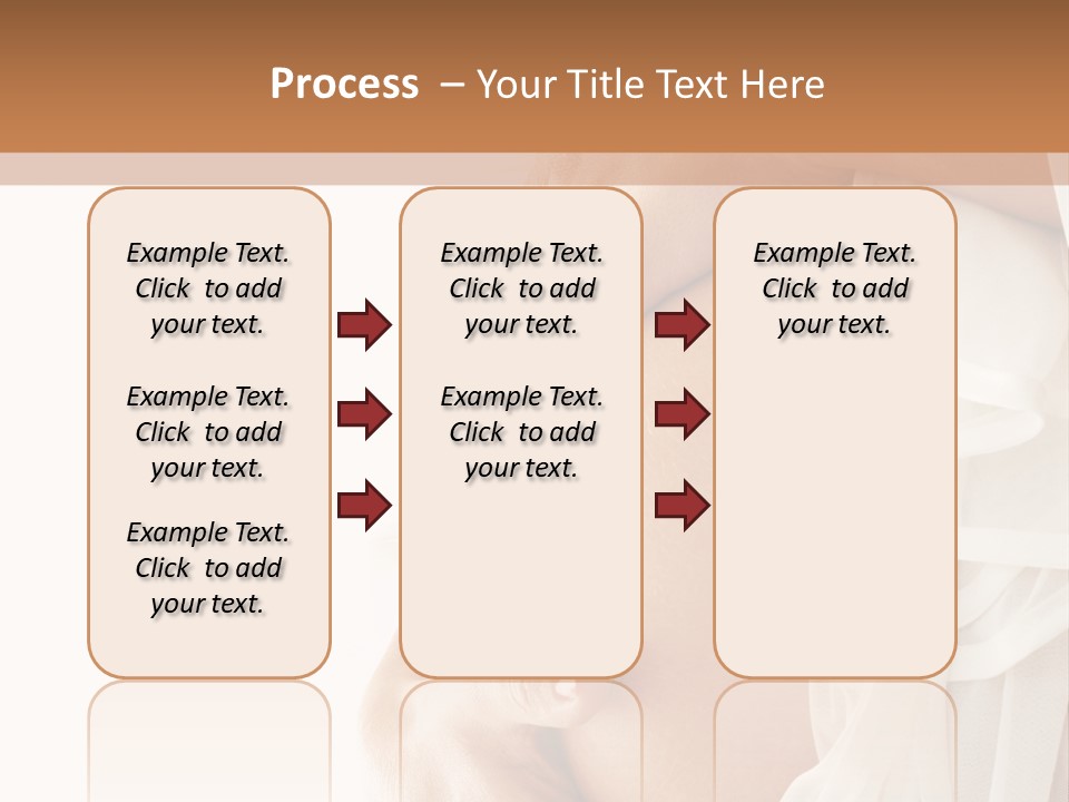 Happy Pregnant Expectant PowerPoint Template