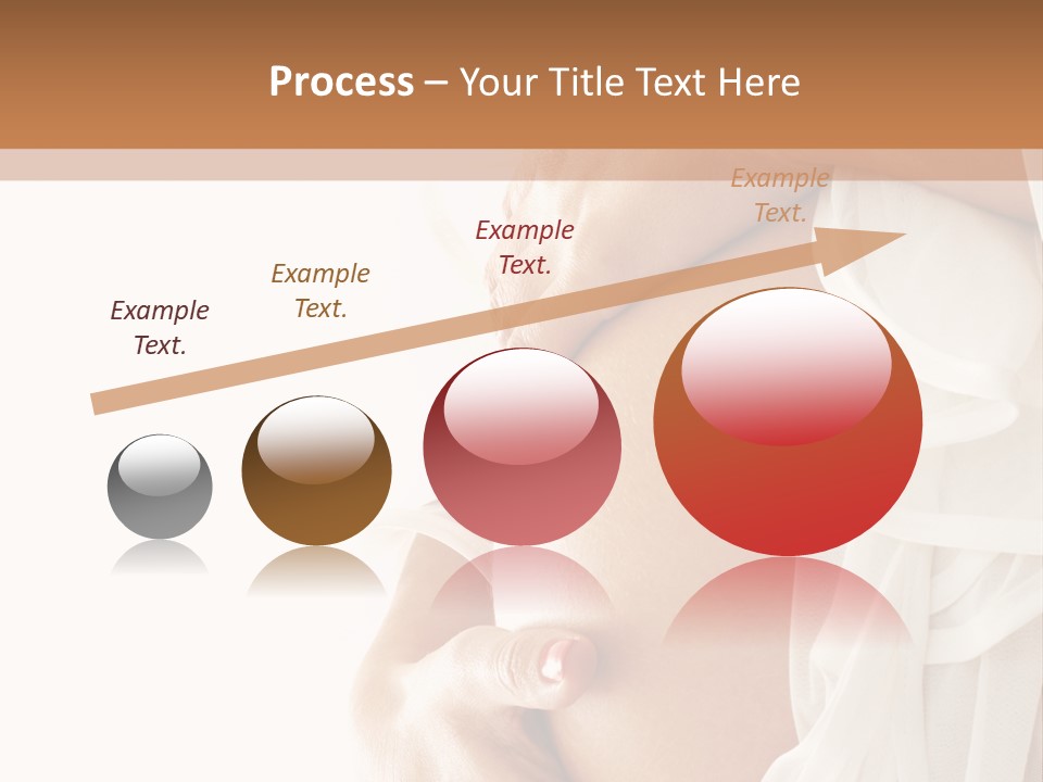 Happy Pregnant Expectant PowerPoint Template