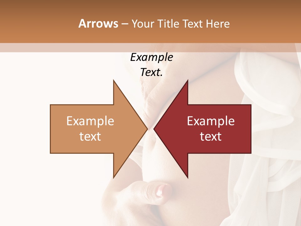 Happy Pregnant Expectant PowerPoint Template