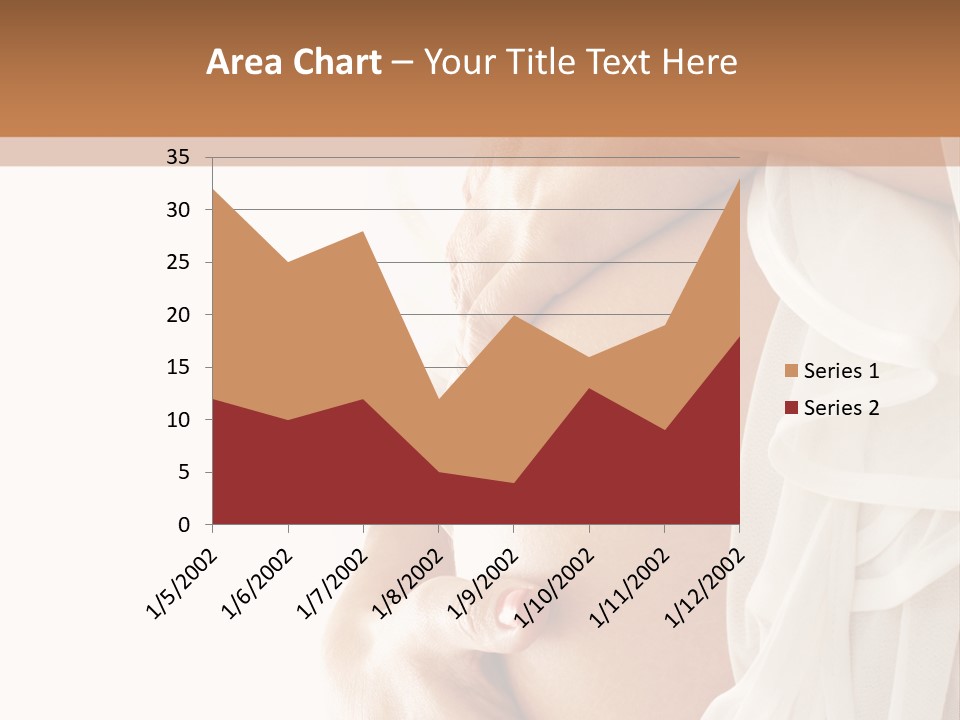 Happy Pregnant Expectant PowerPoint Template
