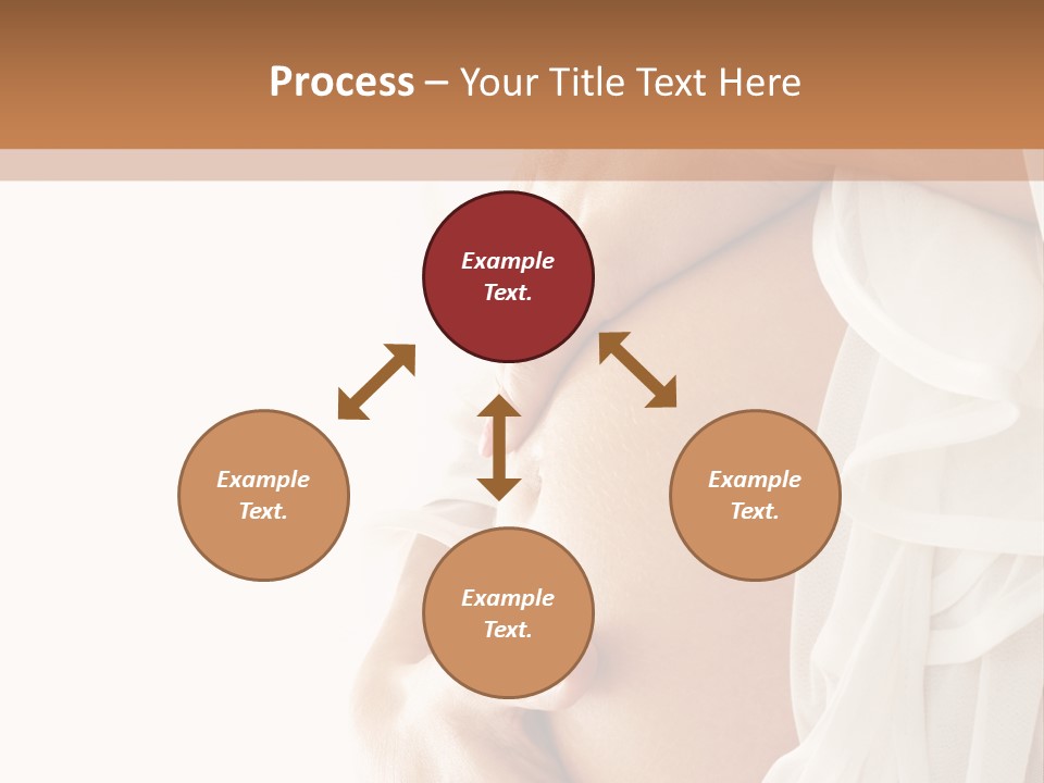 Happy Pregnant Expectant PowerPoint Template
