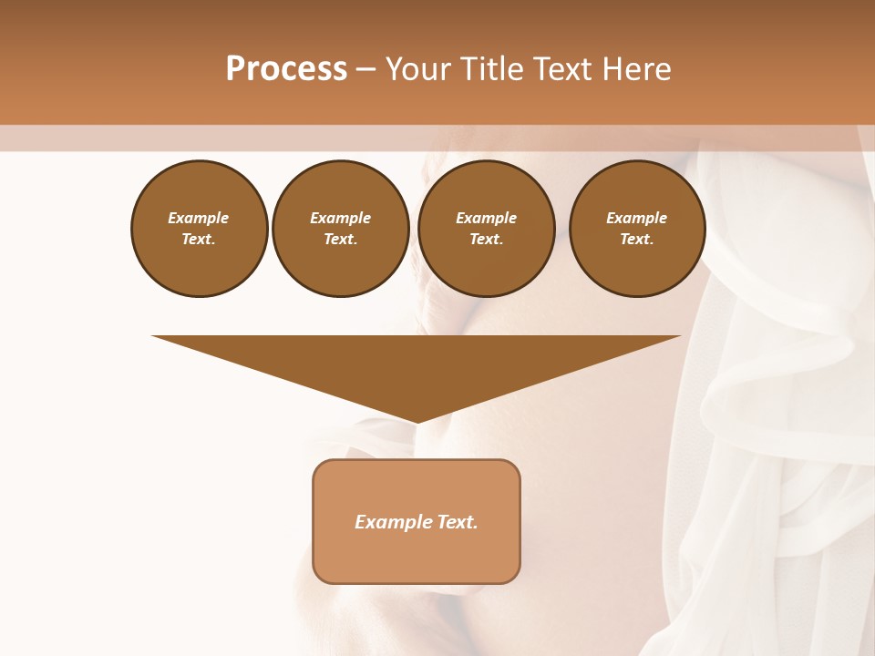 Happy Pregnant Expectant PowerPoint Template