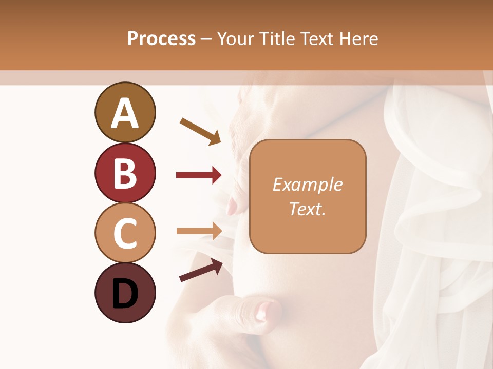 Happy Pregnant Expectant PowerPoint Template