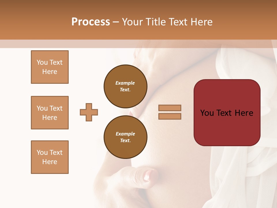 Happy Pregnant Expectant PowerPoint Template