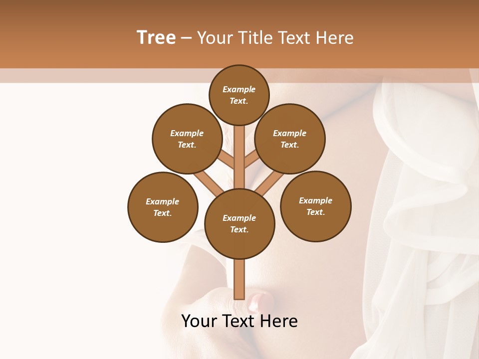 Happy Pregnant Expectant PowerPoint Template