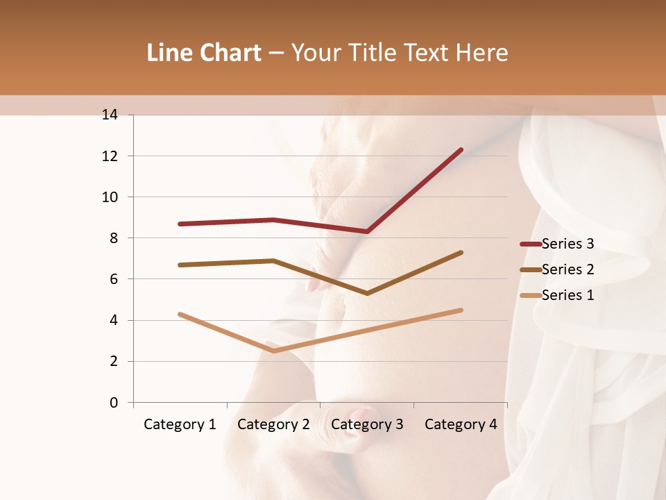 Happy Pregnant Expectant PowerPoint Template
