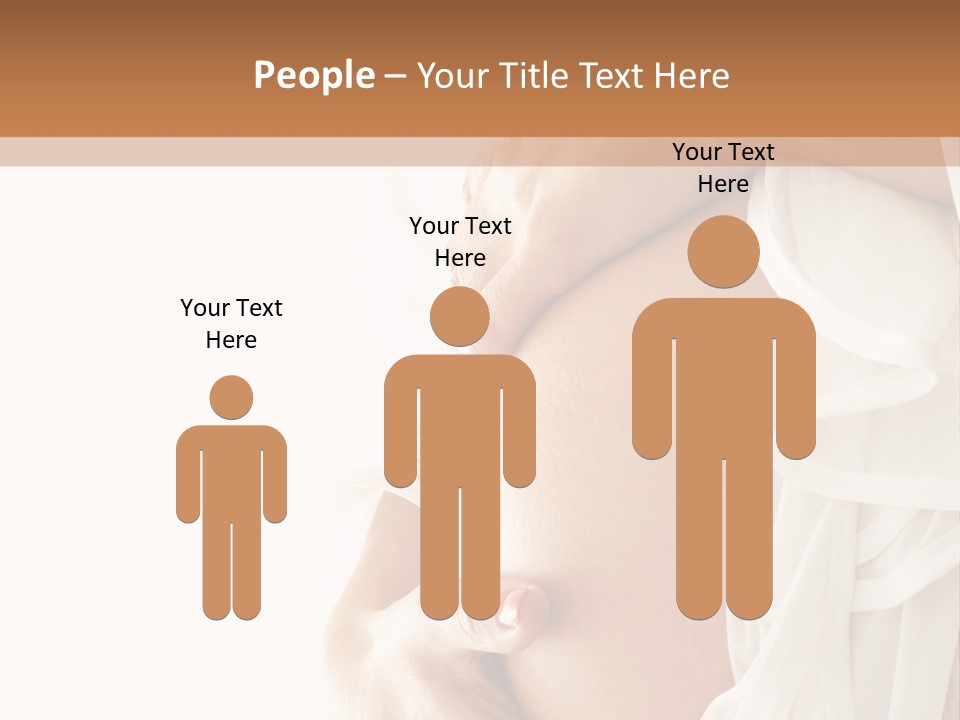 Happy Pregnant Expectant PowerPoint Template