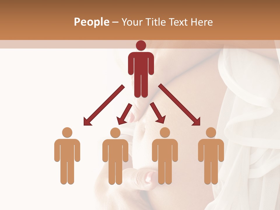 Happy Pregnant Expectant PowerPoint Template