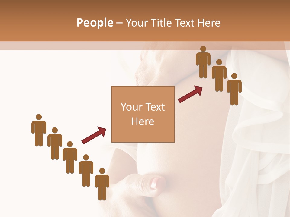 Happy Pregnant Expectant PowerPoint Template