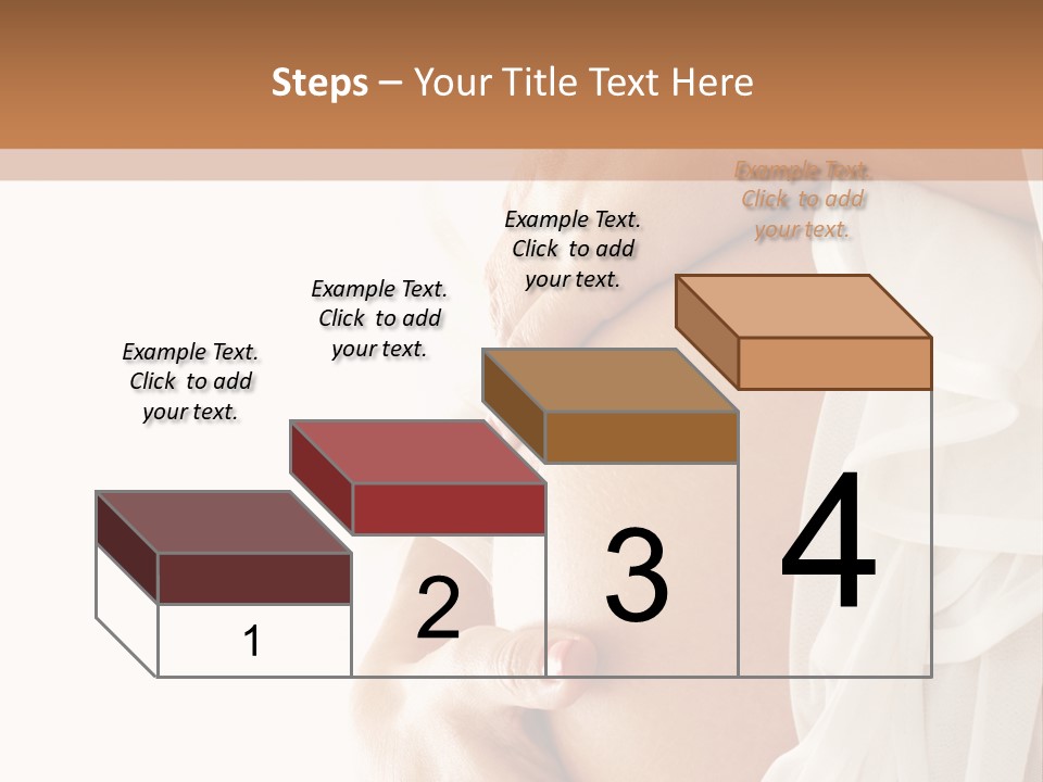 Happy Pregnant Expectant PowerPoint Template