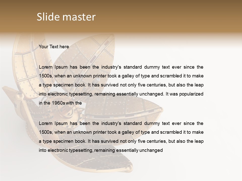 Mechanical Concept Engine PowerPoint Template