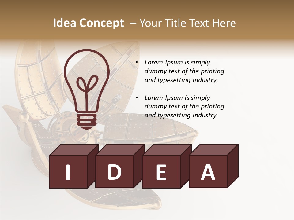 Mechanical Concept Engine PowerPoint Template