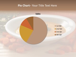 Dish Orange Soup PowerPoint Template