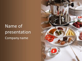 Olive Food Fermented PowerPoint Template