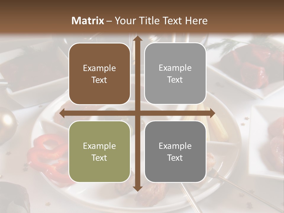 Olive Food Fermented PowerPoint Template