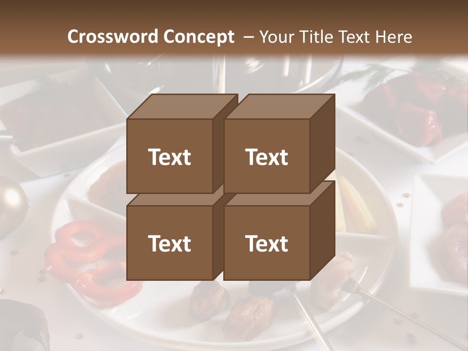 Olive Food Fermented PowerPoint Template
