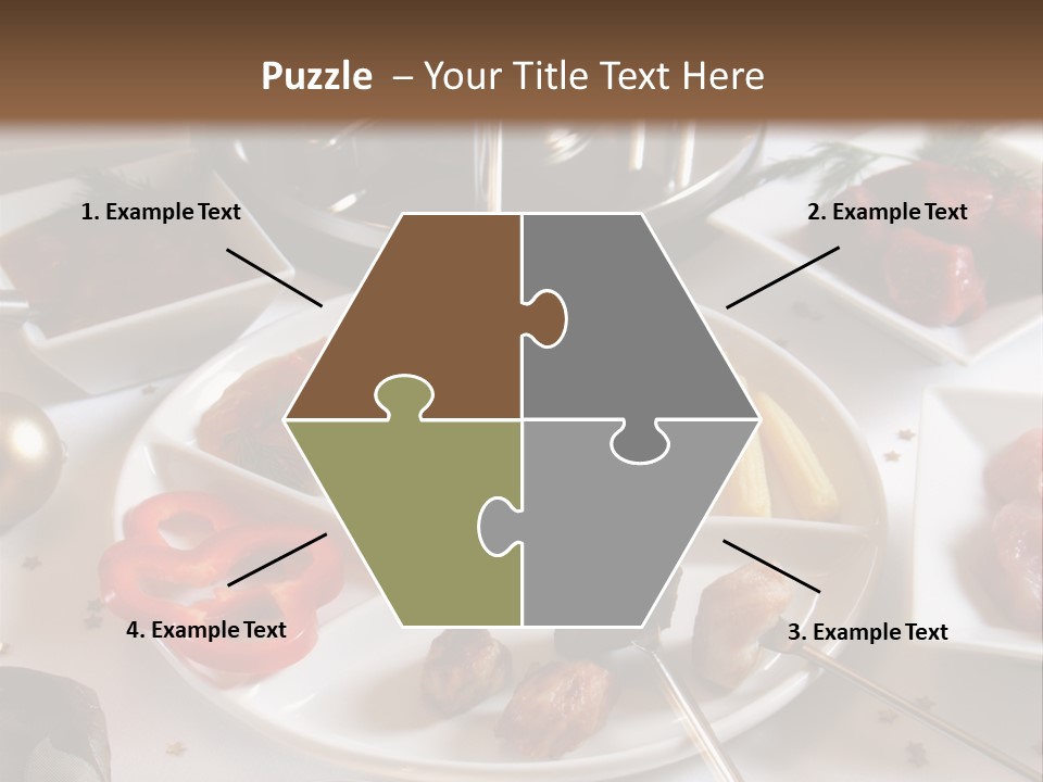 Olive Food Fermented PowerPoint Template