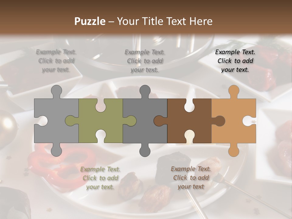 Olive Food Fermented PowerPoint Template