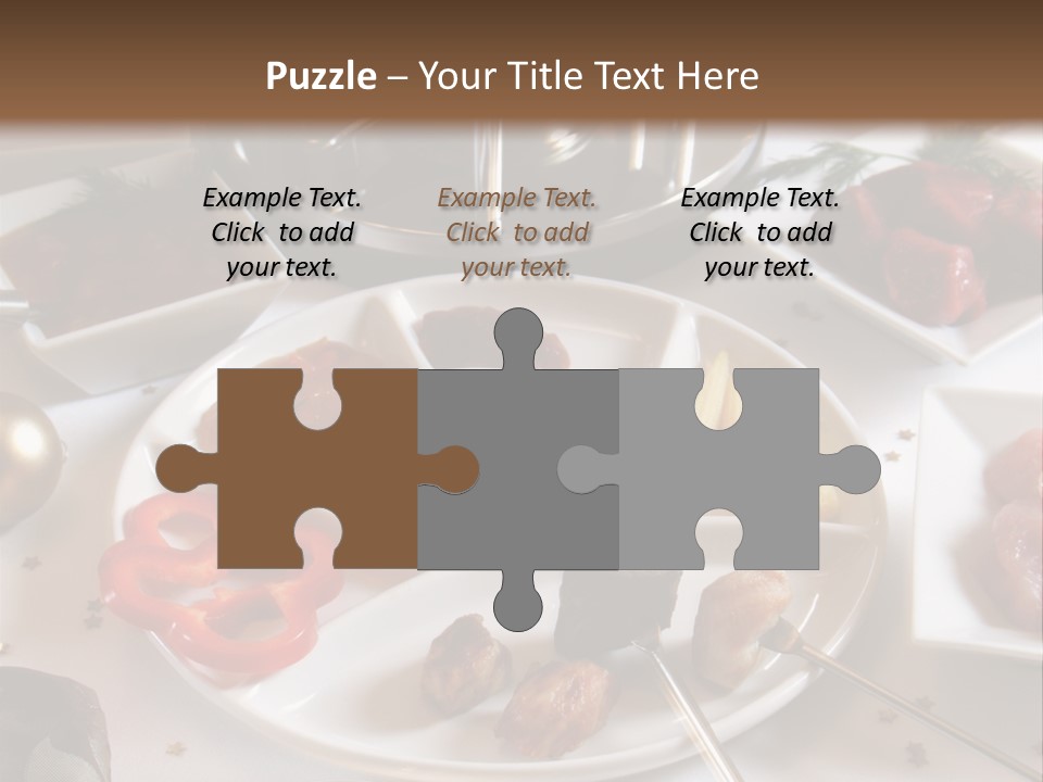 Olive Food Fermented PowerPoint Template