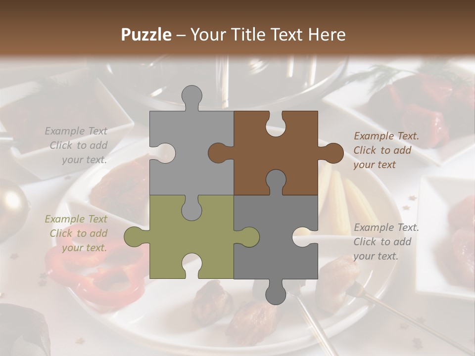 Olive Food Fermented PowerPoint Template