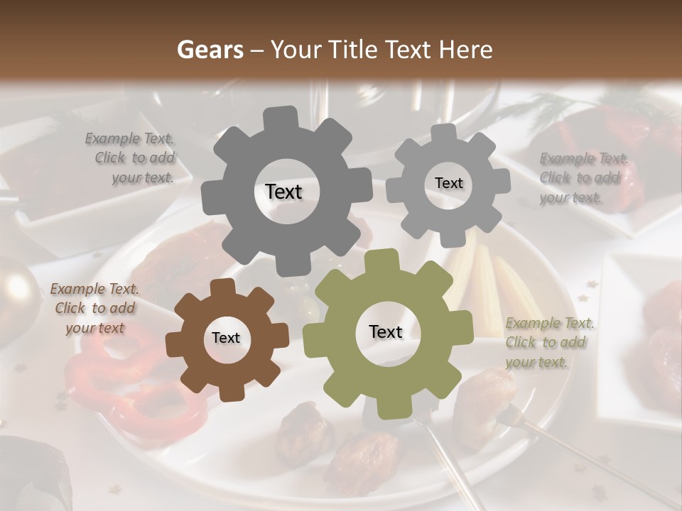 Olive Food Fermented PowerPoint Template