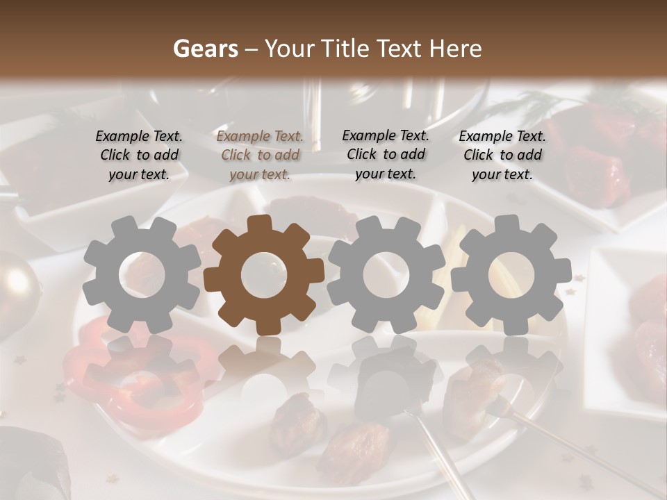 Olive Food Fermented PowerPoint Template