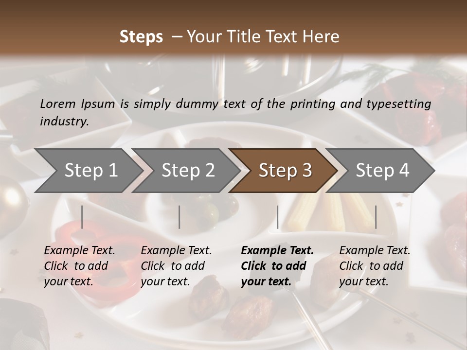 Olive Food Fermented PowerPoint Template