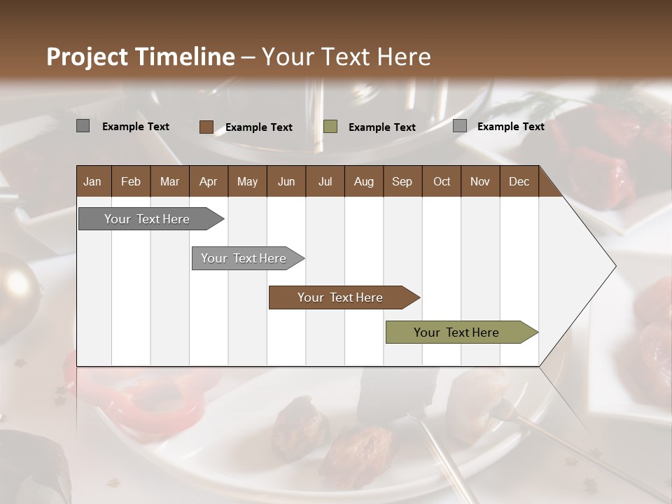 Olive Food Fermented PowerPoint Template