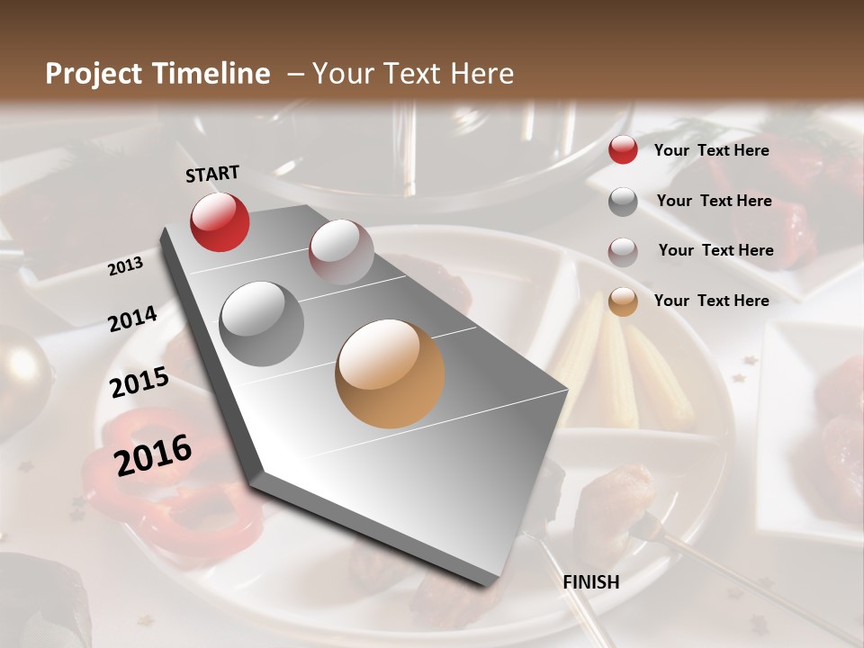 Olive Food Fermented PowerPoint Template