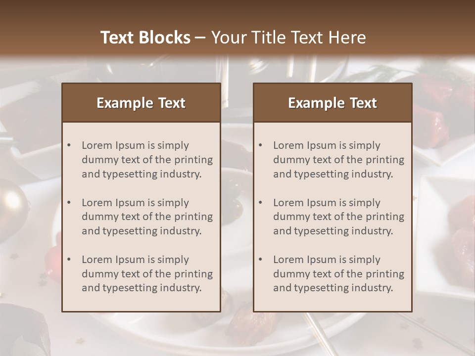 Olive Food Fermented PowerPoint Template