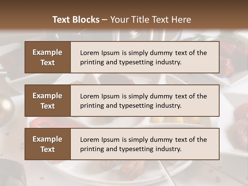 Olive Food Fermented PowerPoint Template