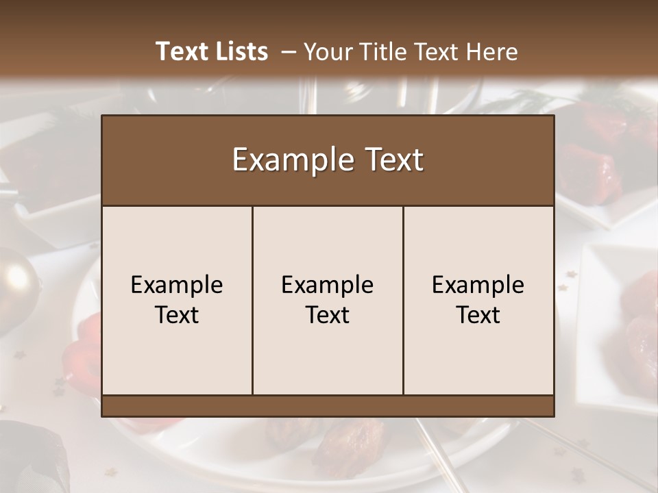 Olive Food Fermented PowerPoint Template