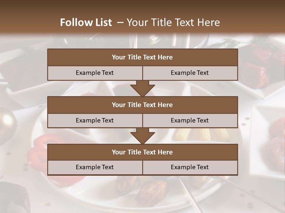 Olive Food Fermented PowerPoint Template
