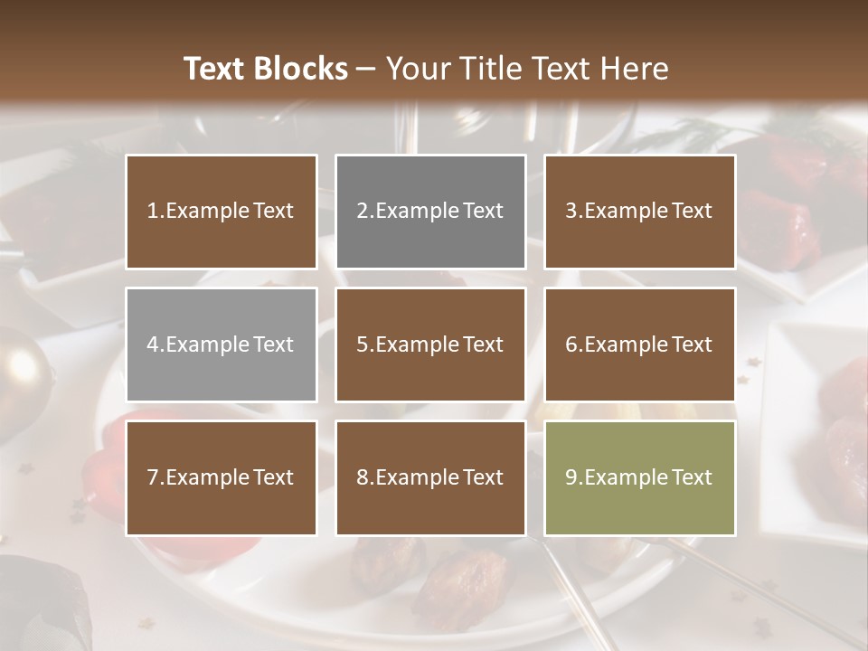 Olive Food Fermented PowerPoint Template