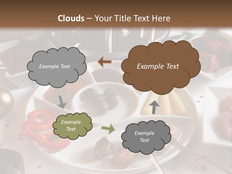 Olive Food Fermented PowerPoint Template