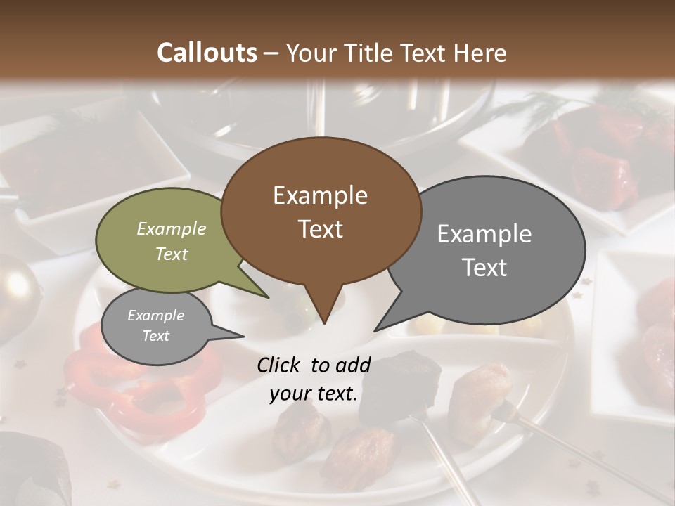 Olive Food Fermented PowerPoint Template