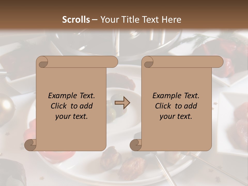 Olive Food Fermented PowerPoint Template