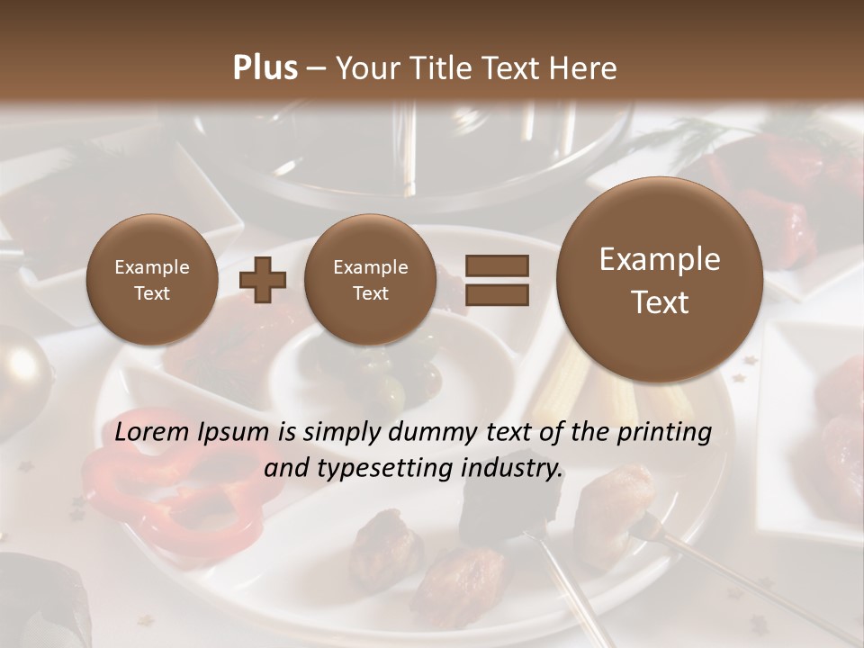 Olive Food Fermented PowerPoint Template