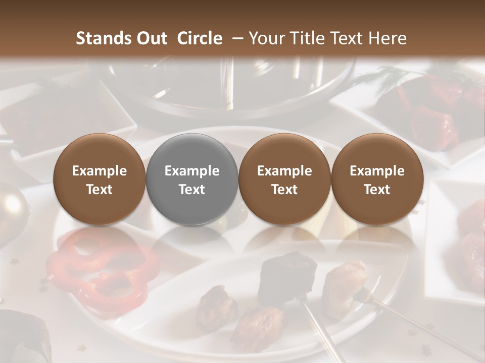 Olive Food Fermented PowerPoint Template