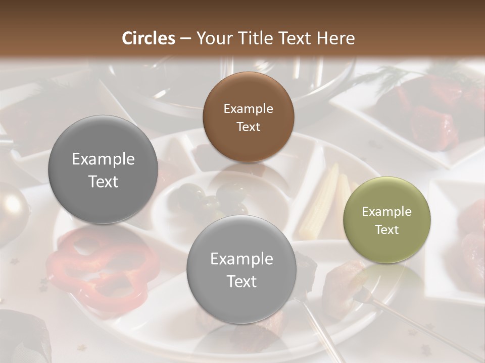 Olive Food Fermented PowerPoint Template