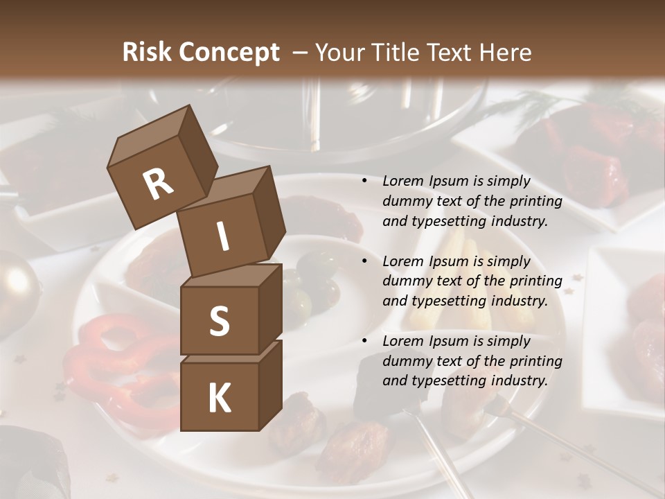 Olive Food Fermented PowerPoint Template