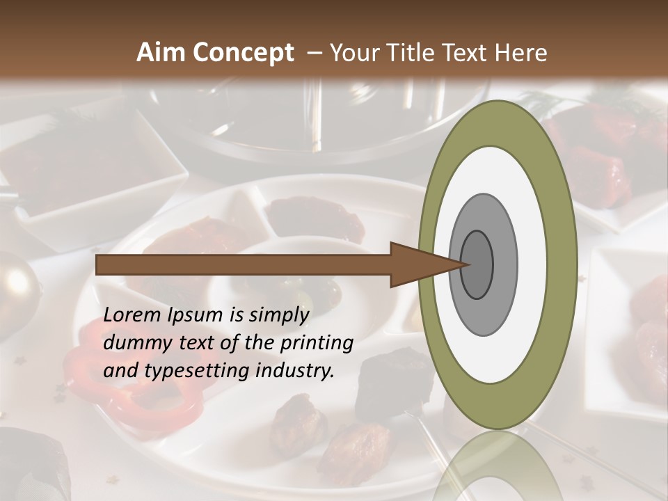 Olive Food Fermented PowerPoint Template