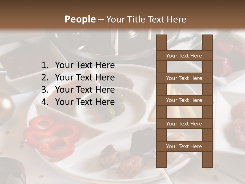 Olive Food Fermented PowerPoint Template