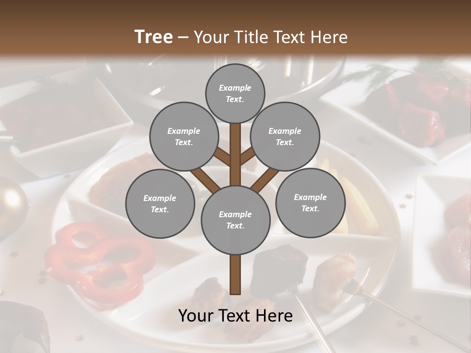 Olive Food Fermented PowerPoint Template